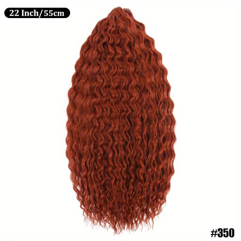 Synthetic Curly Crochet Braiding Hair Extensions For Women