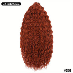 Synthetic Curly Crochet Braiding Hair Extensions For Women