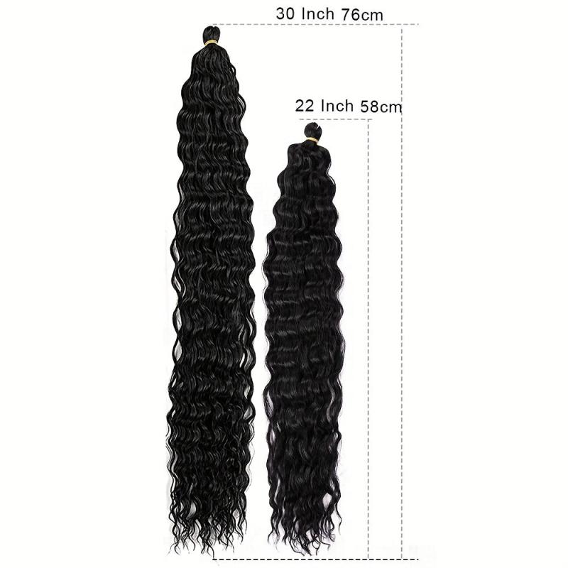 Synthetic Curly Crochet Braiding Hair Extensions For Women