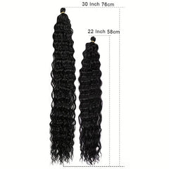 Synthetic Curly Crochet Braiding Hair Extensions For Women