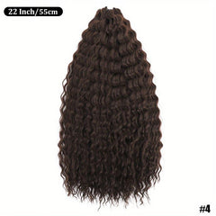 Synthetic Curly Crochet Braiding Hair Extensions For Women