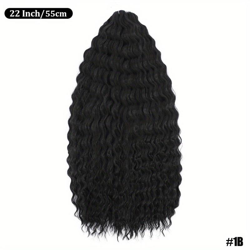 Synthetic Curly Crochet Braiding Hair Extensions For Women