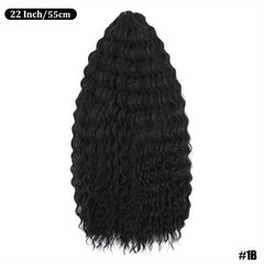 Synthetic Curly Crochet Braiding Hair Extensions For Women
