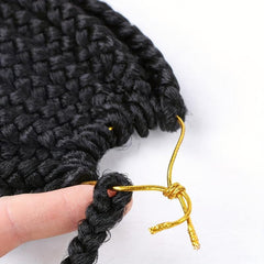 25 Bob Box Braid Crochet Hair with Curly Ends for Girls and Women