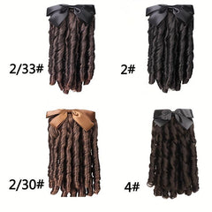 Retro Style Short Curly Ponytail Extensions 35-56 cm