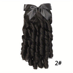 Retro Style Short Curly Ponytail Extensions 35-56 cm