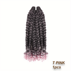 6Packs Curly Ends 25 4 Cm Box Braid Crochet Hair Synthetic