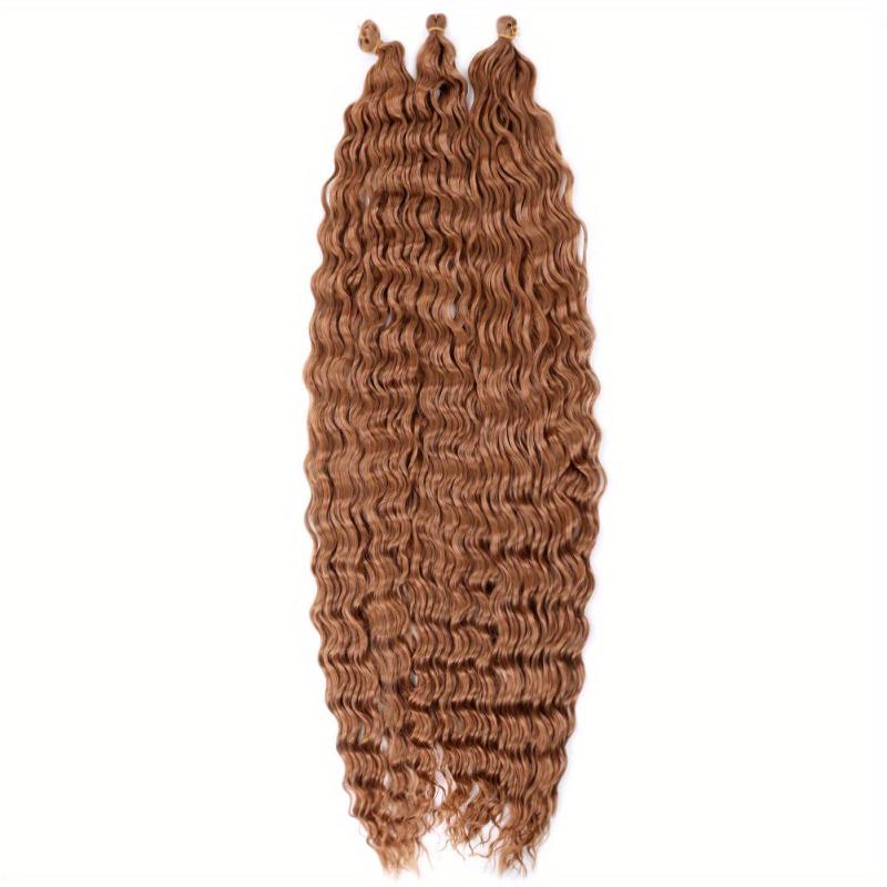 Ombre Water Wave Braiding Hair 28 Cm Crochet Extensions