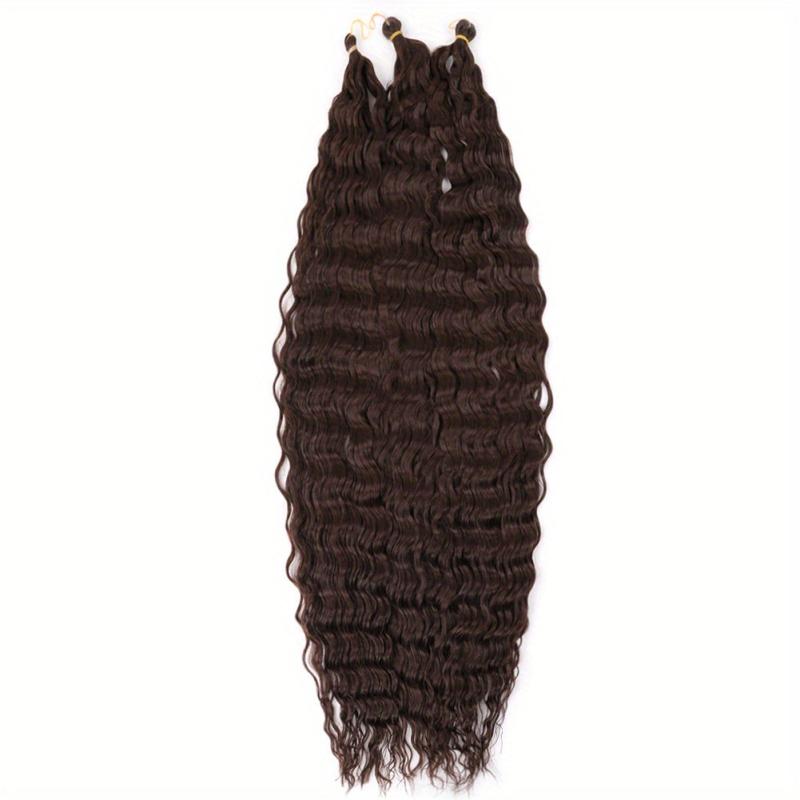 Ombre Water Wave Braiding Hair 28 Cm Crochet Extensions