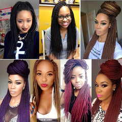 Senegalese Twist Crochet Braids 30 Strands/pack Synthetic Hair Extensions