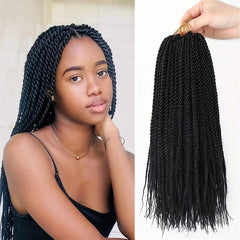 Senegalese Twist Crochet Braids 30 Strands/pack Synthetic Hair Extensions