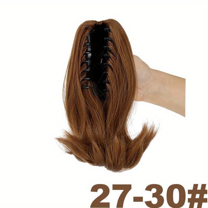 Women's Short Natural Ponytail Clip In Synthetic Hair Extensions