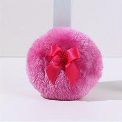 Large Powder Puff Soft Fluffy Beauty Sponge With Bow