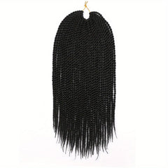 Senegalese Twist Crochet Hair Extensions Pre Looped Synthetic Braiding Hair