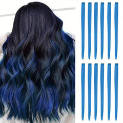 12 Pcs Y2K Hair Extension Clip In Hair Extensions 55 88 Cm