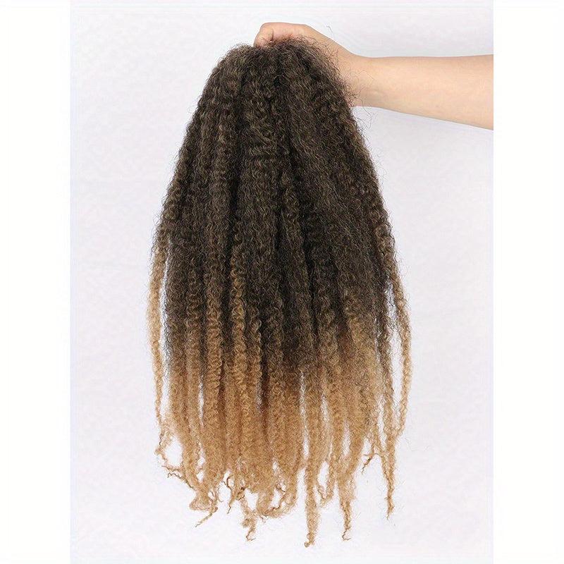 Synthetic African Blow Curl 45 Crochet Bend Braid Hair Extensions