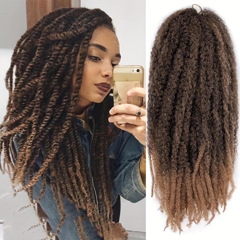 Synthetic African Blow Curl 45 Crochet Bend Braid Hair Extensions