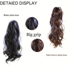 Long Wavy Claw Ponytail Extensions