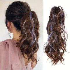 Long Wavy Claw Ponytail Extensions