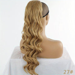 Long Straight Drawstring Ponytail Extensions