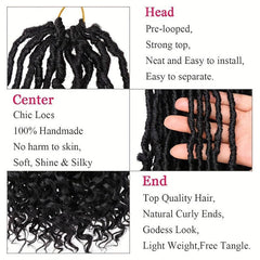 Women's Braid Wig Crochet Hair Durable Dreadlock Braids