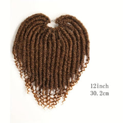 Ombre Dreadlock Braids Hair Pieces Curly Ends Crochet Hair Extensions Dreads