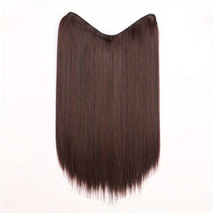 Invisible Breathable U Part Hair Extension Wig Long