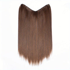 Invisible Breathable U Part Hair Extension Wig Long