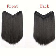 Invisible Breathable U Part Hair Extension Wig Long