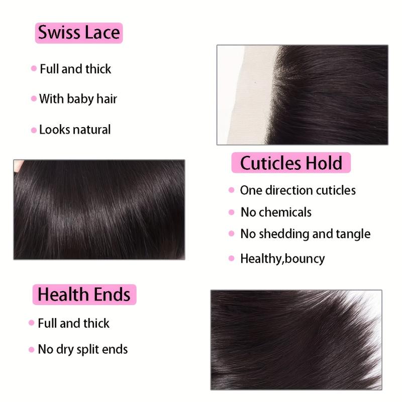 Brazilian Virgin Hair Straight Lace Closure 4x4 20cm