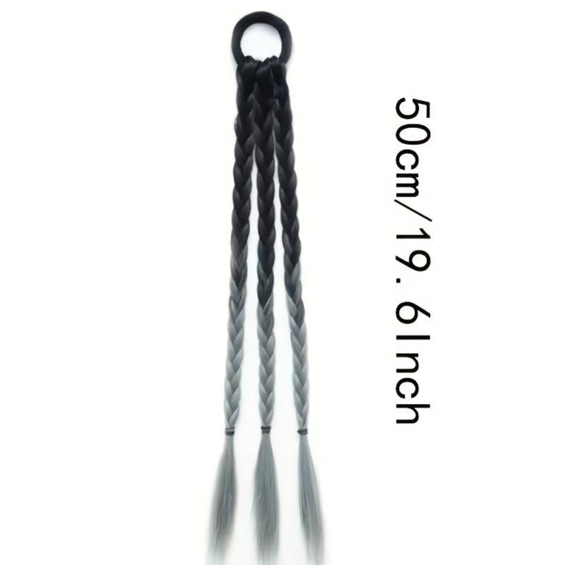 Brown Ombre Ponytail Extensions Synthetic Hair