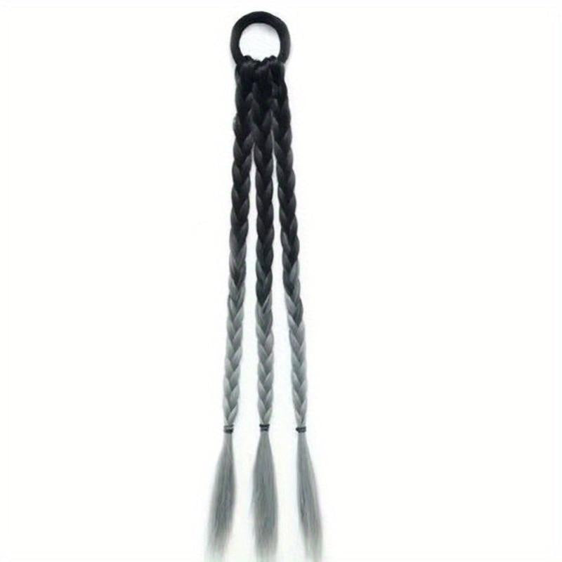 Brown Ombre Ponytail Extensions Synthetic Hair