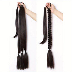 Long Straight Ponytail Hair Extension with Hair Tie