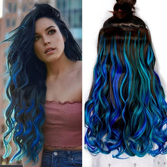 Long Thick One Piece Ombre Clip In Hair Extensions
