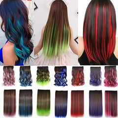 Long Thick One Piece Ombre Clip In Hair Extensions