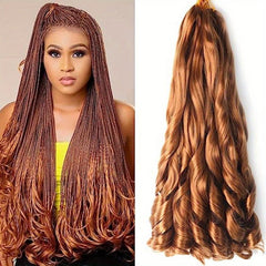 6 Packs French Curly Braiding Hair 55 88 Cm Loose Wave Spiral Curly Crochet Hair