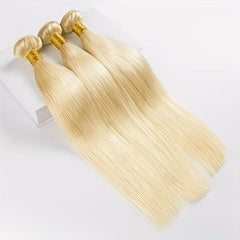 613 Straight Hair Bundles Blonde 10A Brazilian Virgin Human Hair