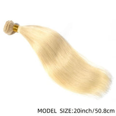 613 Straight Hair Bundles Blonde 10A Brazilian Virgin Human Hair