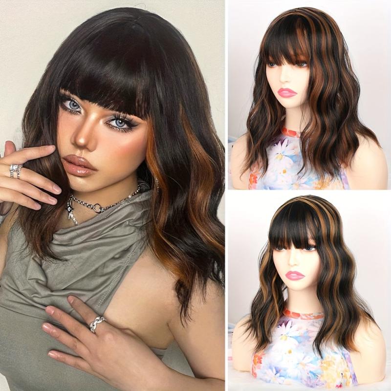 Curly Hair Top Toupee Clip-In Synthetic Hair Extensions