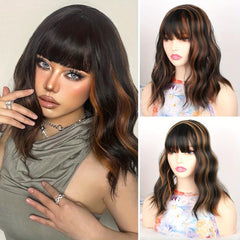 Curly Hair Top Toupee Clip-In Synthetic Hair Extensions