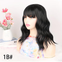 Curly Hair Top Toupee Clip-In Synthetic Hair Extensions