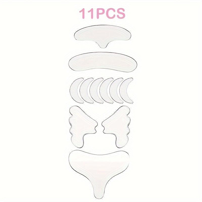 Reusable Silicone Facial Protection Sticker Pads, 11pcs