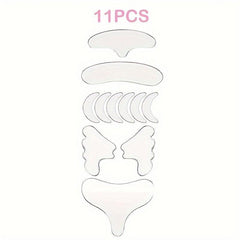 Reusable Silicone Facial Protection Sticker Pads, 11pcs