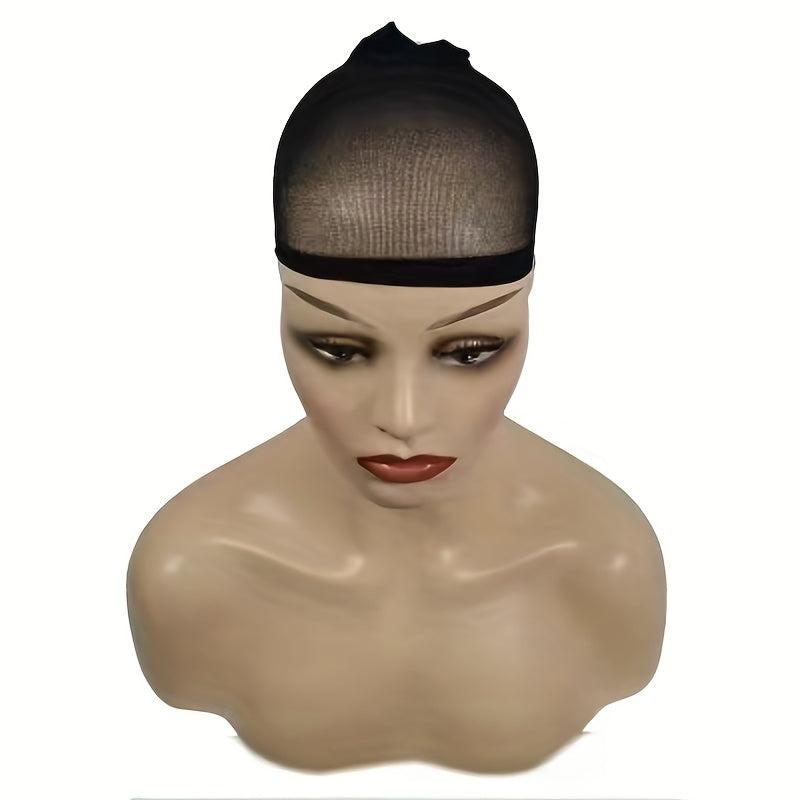 2pcs Hair Nets Invisible Elastic Mesh Unisex Wig Caps