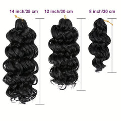 Synthetic Ocean Wave Crochet Hair Extensions