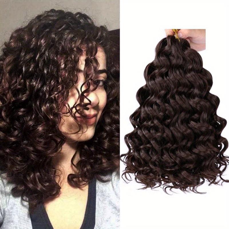 Synthetic Ocean Wave Crochet Hair Extensions