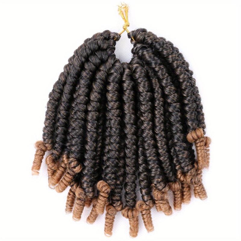 Curly Spring Twist Crochet Braids Hair Extensions for Women