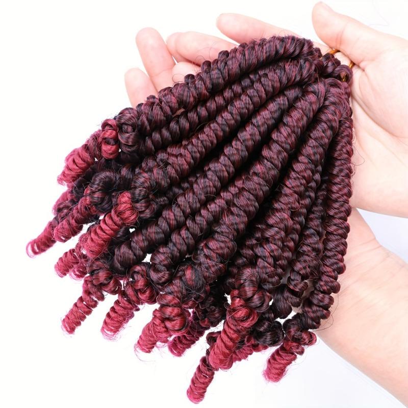 Curly Spring Twist Crochet Braids Hair Extensions for Women