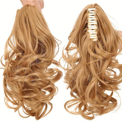 Short Curly Ponytail Extension Natural Grip Hair Clip For Women