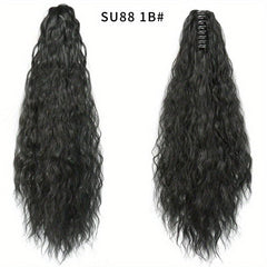 Long Curly Wavy Ponytail Extensions Claw Clip In Hair Extensions